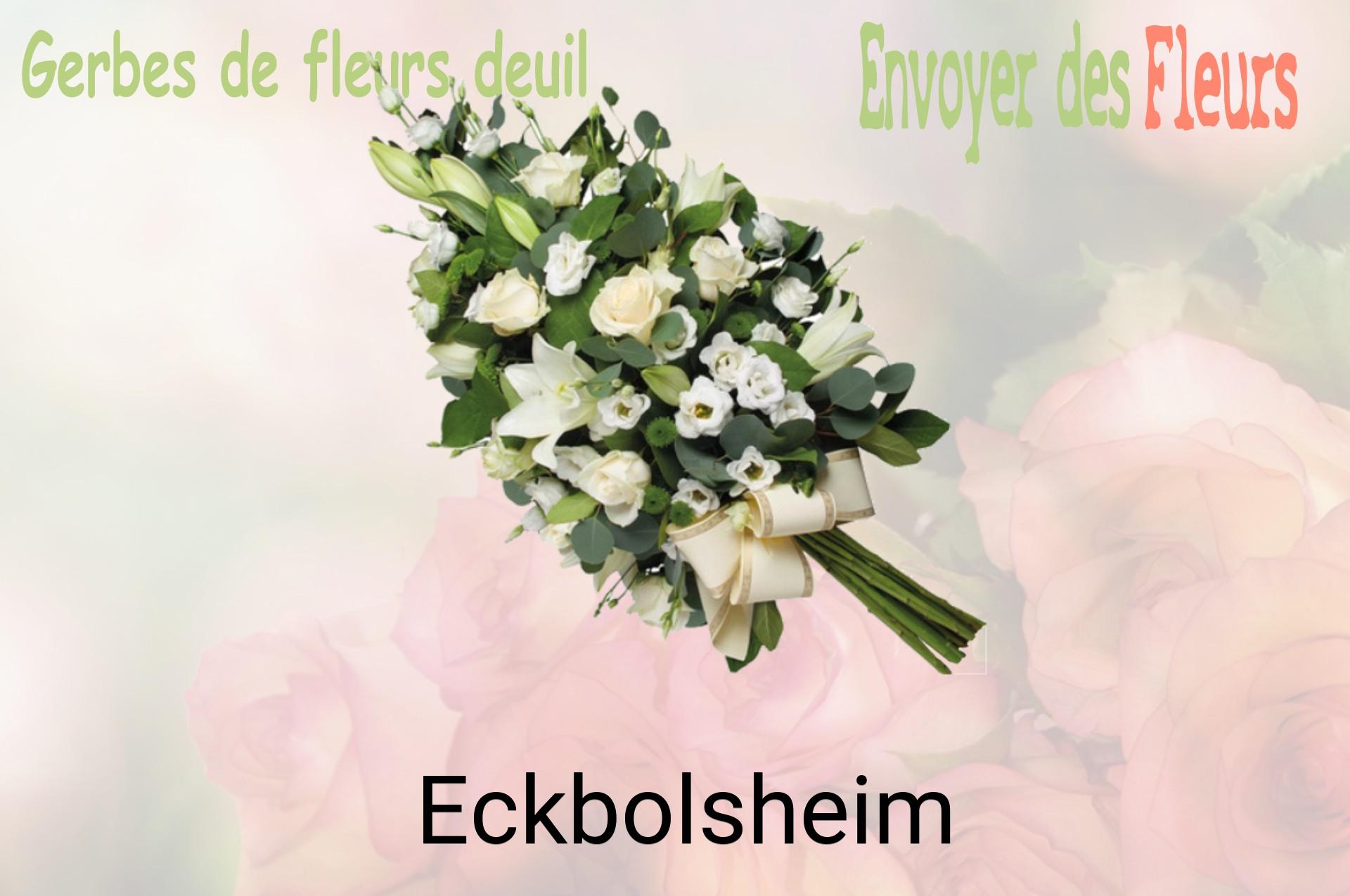 Gerbe de fleurs de deuil livrée à Eckbolsheim